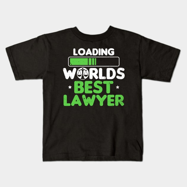 Attorney T Shirt | Loading Best Lawyer Gift Kids T-Shirt by Gawkclothing